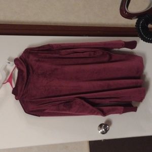 Velvet maroon sweater